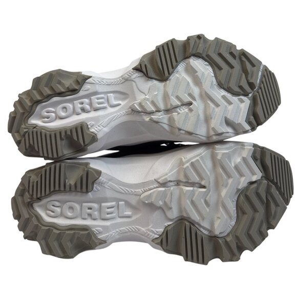 Sorel Women's Kinetic Breakthru Caribou Quarry/Sea Salt WP Size 8 - Picture 8 of 11